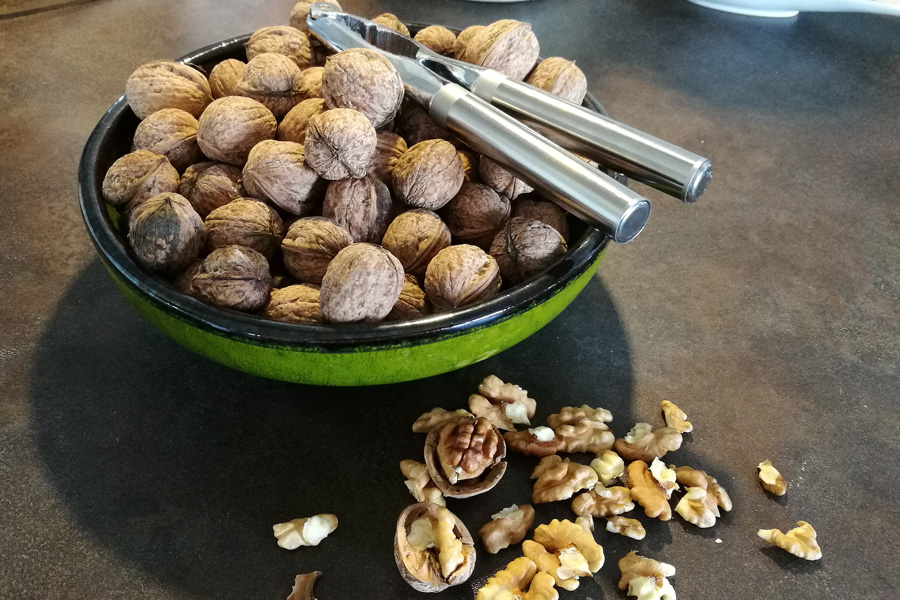 Nut crackers, a new kitchen gadget to add to the list of things to equip your motorhome with. The task is impossible without them!