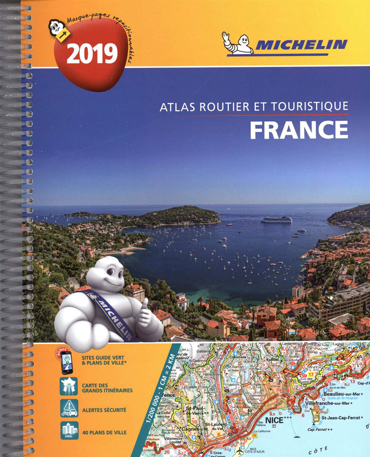 The detail in this Michelin atlas will give you a huge amount of information and detail compared to your GPS