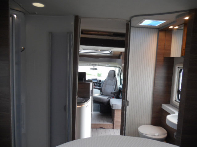 This whole space has an unusually light and airy feel for an RV
