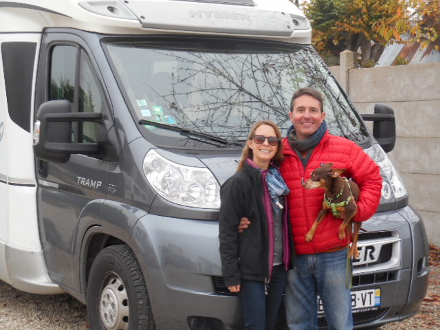 Shani and Todd park up their trusty RV at our depot before heading back to the US for the holidays