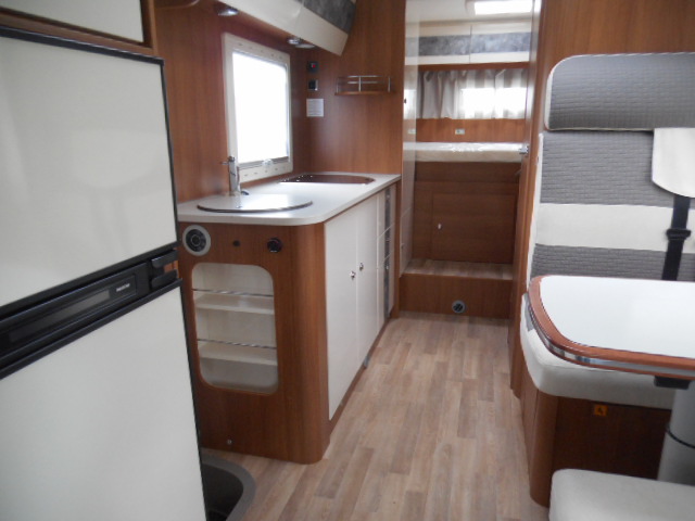 The Blucamp Lucky 650 has a spacious and light interior