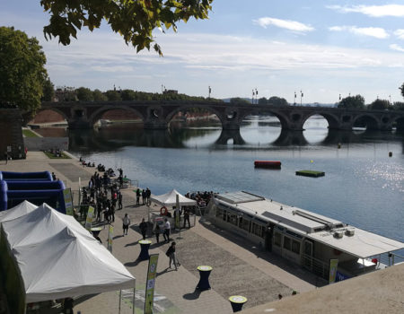 A quick look at Toulouse from a campervan