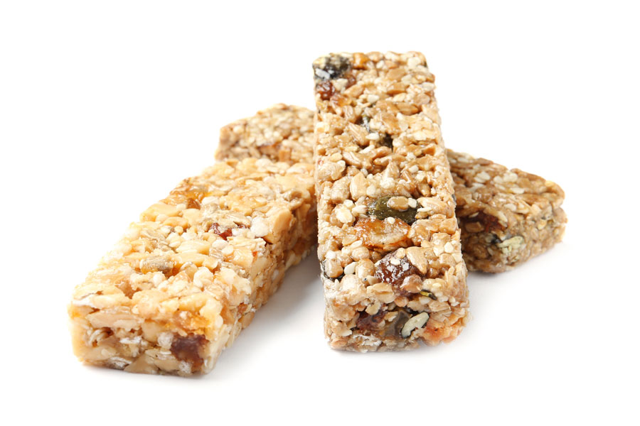 Puffed rice and muesli bars great for hill walking and also great with your favourite brew